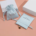 Luxury 12X16 Flannel Velvet Bracelet Jewelry Container Custom Printed Drawstring Gift Bag for Cosmetic Packaging Make-Up Storage