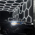Popular One-Step Installation Beauty Care Hexagonal Led Light Barber Shop Equipment