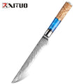 XITUO Damascus Boning Knife Stainless Steel Kitchen Knives Handmade Fish Fillet Salmon Knife Custom Wholesale Cooking Tools