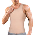 Custom Exercise Weight Loss Men Belly Shaped Control Panel Men Body Vest Abs Compression Shirts Slimming Undershirt