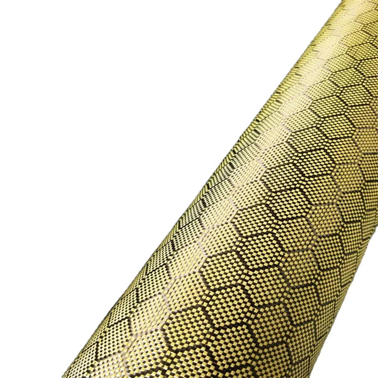 3K+1500D Eco-Friendly Colored for Kevlar Fabrics with Carbon Fiber Cloth Rolls Stretch Woven for Bags Blankets Boys Girls