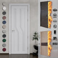 French Style Internal Doors Hotel Apartment Furniture Door Design Modern Soundproof Mdf Wooden White Interior Doors