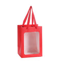 Biodegradable Exquisite Transparent Multi-color Handle Bag Romantic Open Window Design Gift Bag Various Sizes Available