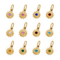 18k Gold Plated Stainless Steel Star Moon Diy Pendant Necklace Bracelet Waterproof Custom Pendant Bracelet for Jewelry Making