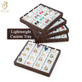 Luxury Custom Jewelry Package Jewellery Organizer Jewelry Tray Display for Ring Necklace Earring