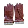 Sample Support Genuine leather gloves women men driving gloves knitted cuff lining sheep leather gloves