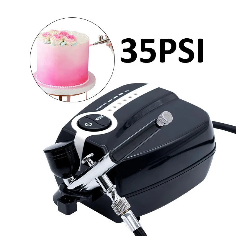 2025 Trending New 5 Speeds Professional Airbrush Cake Decorating Kit