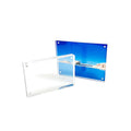 Freestanding 5 by 7 Inch Clear Acrylic Magnetic Picture Frame for Scenery Photo