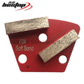 Bestop Customizable Trapezoid Rectangle Shape Abrasive Discs Medium 10mm Concrete Floor Diamond Grinding Plate OEM Supported