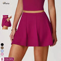2025 Summer Quick-drying Breathable Sports Short Skirt Custom Gym Wear Yoga A-line Skirt Anti-glare Exercise Tennis Skirt