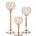 NEW Crystal Tealight Candlestick Holders Pillar Candlesticks for Centerpieces Christmas Home Decor Party Housewarming Gift