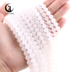 Zhe Ying 6/8/10mm White Jade Beads