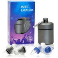 High Fidelity Concert Ear Plugs Hearing Protection Noise Reduction Soundproof Musician Festival Earplugs for Motorcycle Airplane