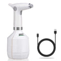 Free Sample 1L Plastic Bottle Hand Held Electric Sprayer with CE Approved USB Charge Plastic Battery Garden Water Mist Sprayer