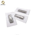 Rectangular Waterproof Magnetic Snaps Strong Button Magnets PVC Covered Sew in Magnet for Jacket Bags