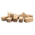 Tailai Wood Stamp Engraving Type Pottery Tools with Mixed Patterns Wooden Handle for Birthday Gift