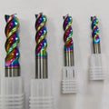 CHENGZHEN DLC Coated Rainbow Carbide End Mill 60 HRC - High Precision â‰¤0.005mm 3-Flute RoHS Certified CNC Cutter