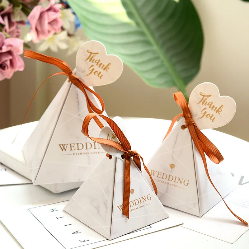 Fancy Candy Packaging Boxes Champagne Small Order Quantities Wedding for Wedding Birthday Party Small Business Bag Paper Food