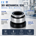 Free Sample Pump Seal 301 8-70mm SIC TC Ceramic End Face Seal High Temperature Mechanical Seal for Booster Pumps
