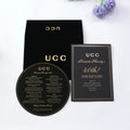 Luxurious Round Mirror Acrylic Table Menu Cards Black Thicker Paper Wedding Invitations With Velvet Envelope