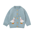 Mimixiong Cute Custom Pattern Duck Design Knit Breathable Anti-Wrinkle Baby Girls' Coats & Sweaters MegaBDM