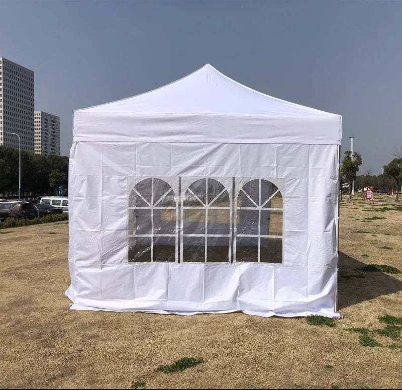 Wholesale Indoor/Outdoor Waterproof Oxford Cloth Folding 10' X 10' Canopy Tent Gazebo with Walls and Window All Seasons