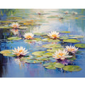 Diamond Painting DIY Home Decor 5D Lotus Cross Stitch Picture Rhinestones Handpainted 30x40 Landscape Flowers Gift for Friends