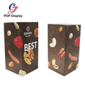 Customized Design Cardboard Dump Bin Boxes Display Promotion Candy Food Paper Corrugated Floor Carton Display Cabinet Store Shop