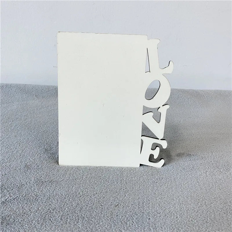 DIY Blanks Sublimation MDF Wooden Sublimation Board Valentine Gifts for Lover Sublimation Photo Panels for Heat Press Printing