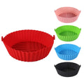 LifeTop Air Fryer Silicone Liners 8inch Air Fryer Silicone Pot Reusable Food Grade Silicone Airfryer Liners Baking Basket