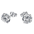 Dylam Hypoallergenic Non Tarnish 925 Sterling Silver Rhodium 18K Gold Plated 5A Cubic Zircon Zirconia Earrings