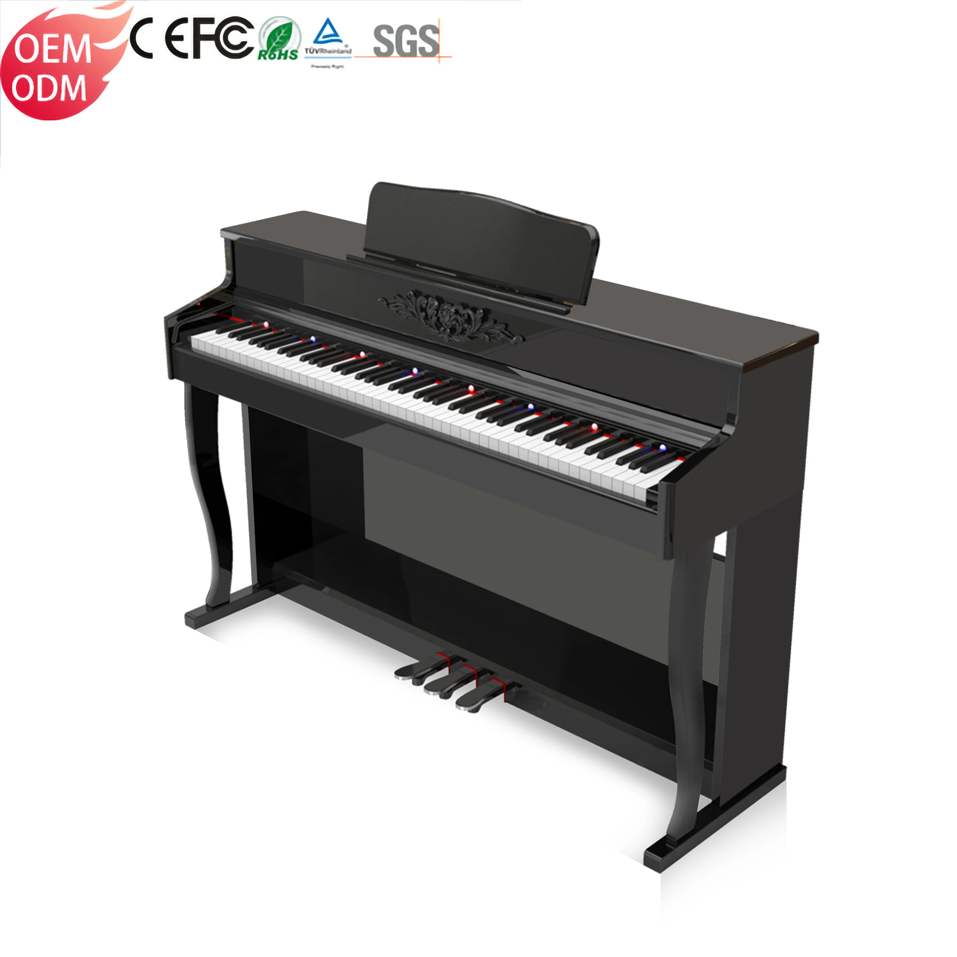 KIMFBAY 88 Key Piano Keyboard Electric Piano Digital Electronic Piano Professionnel