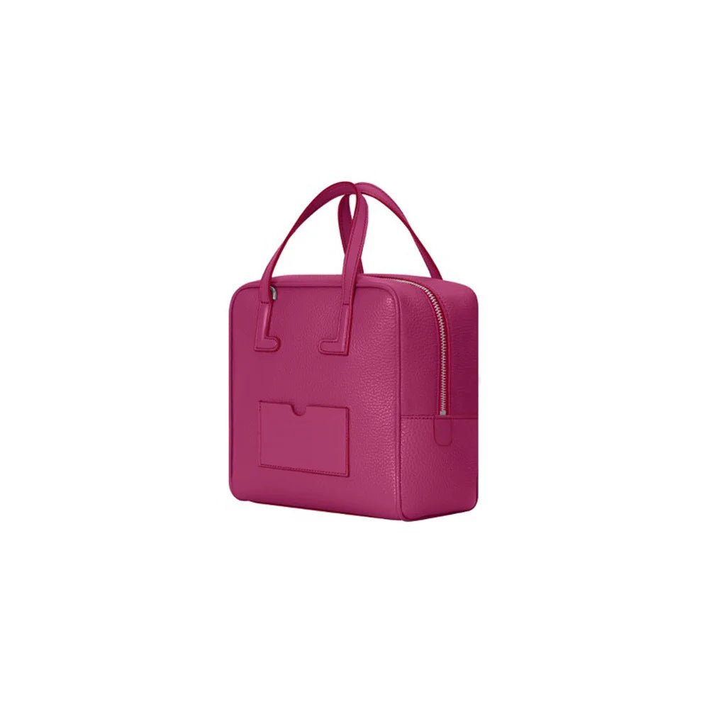 Fashion Design Genuine Leather Women Square Handbag Luxury Custom Handbag with Crossbody Strap