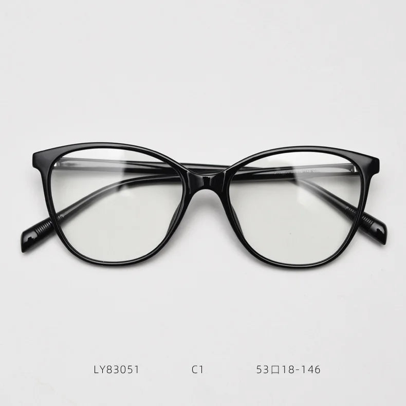 New TR90 Myopia Frames for Men and Women Retro Oval Spring Leg Optical Frames Fashion Hot Sale Glasses Frames Wholesale
