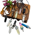 Wholesale Natural Mix Material Lapis Pendant Heading clear Quartz Pendants Crystal Jewelry for Gift and Decoration