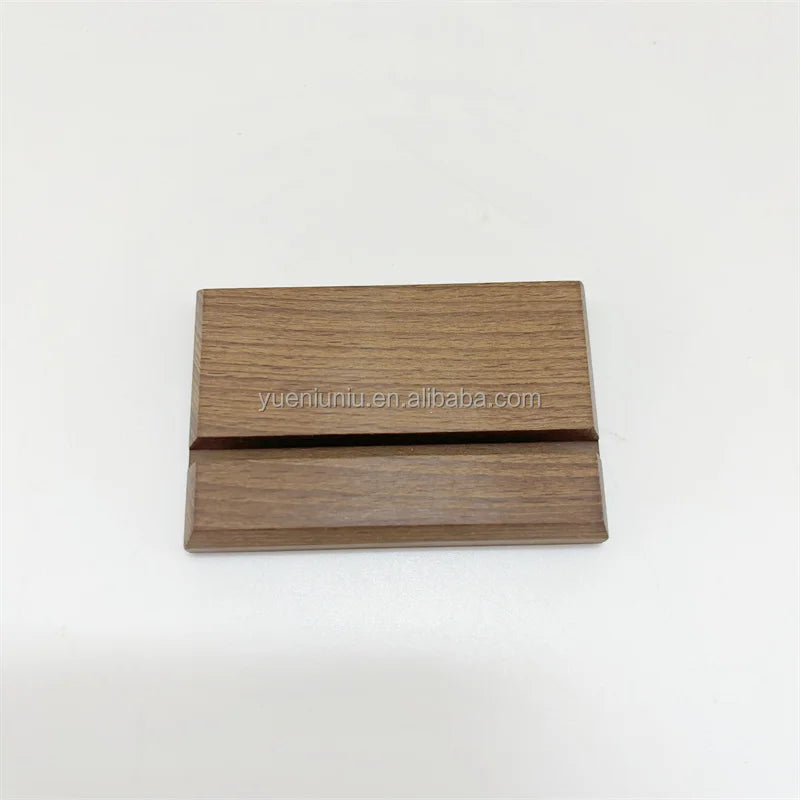 Beech Wood Place Card Holders Display Base Cafe Table Number Stands Name Card Storage Holder for Wedding