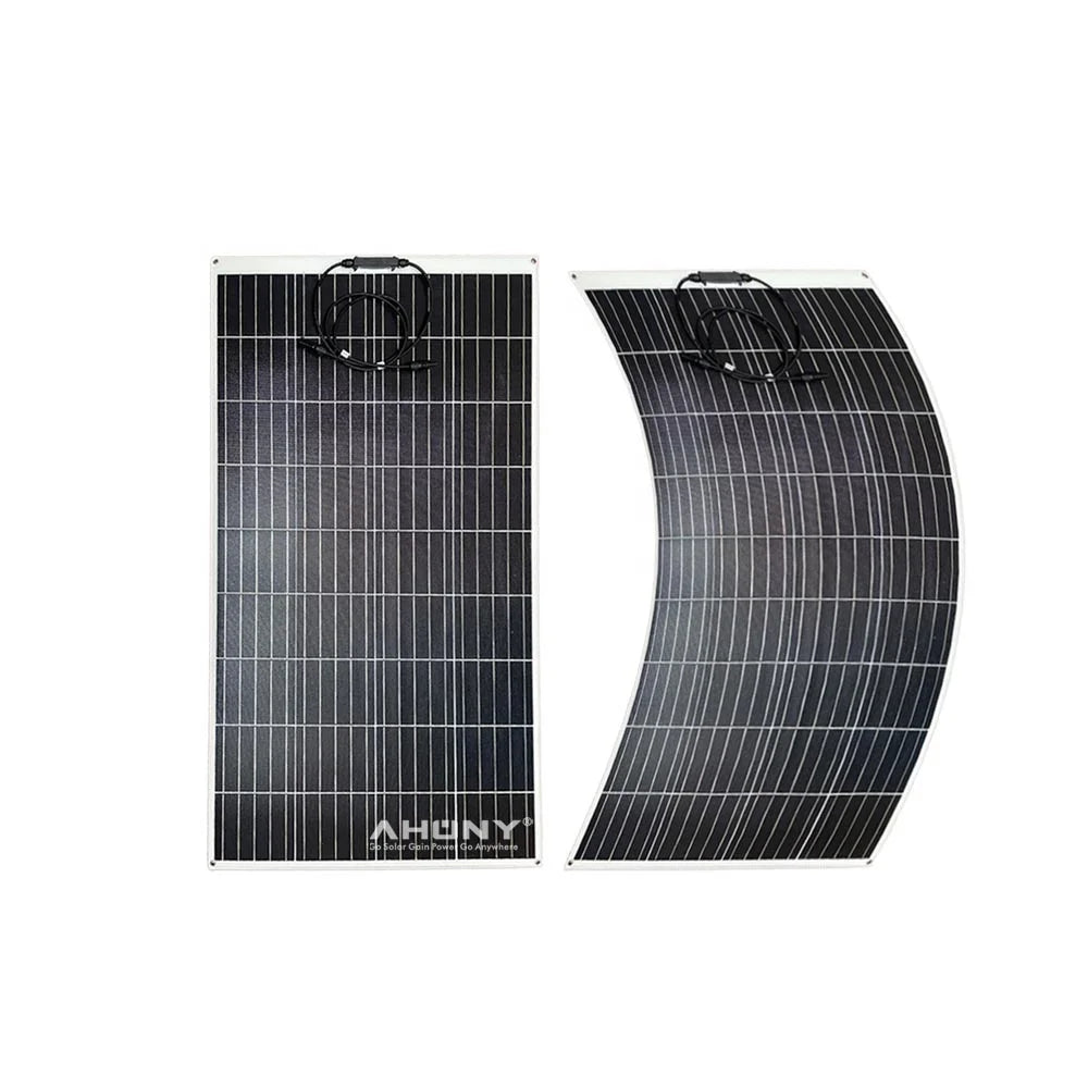 Customized ODM OEM 150W Bifacial ETFE Mono Flexible HJT Solar Panel IP67 Waterproof 23% Efficiency for Marine Yacht RV Solar