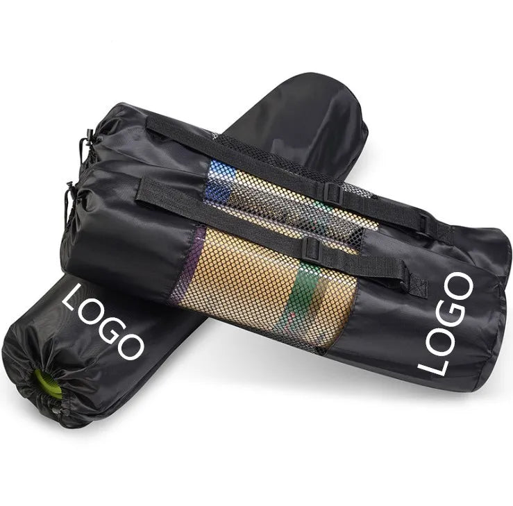 Wholesale Travel Gym Carry Sling Storage Yoga Mat Mesh Bag Customized