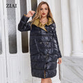 Down Feather Coat Thick Warm Wear Double-sided Wear Thin and Down Feather Coat on Both Sides Lightweight Down Coat Womens
