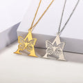 Duoying Manufacturers Stainless Steel Necklace 26 A~Z Initial Letter Necklaces Hollow Butterfly Pendant Necklace Woman