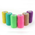 Bulk Adhesive Horse Bandage Wrap Non-Woven Cohesive Vet Tape with Printed Pattern