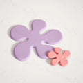 Nicole Handmade Home Decor Resin Cement Concrete Flower Shape Tea Cup Candle Plate Placemat Silicone Molds