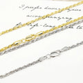 Rope Chain 4mm Wide for Men Necklace Gold Plated 925 Silver Chain Make Chains Manufacture by Meter in Roll DIY Workable