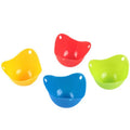 Round Silicone Egg Poacher Poaching Pods Egg Steamer Bowl Rings Mold Cooker Kitchen Boiled Cooking Tools Pancake Egg Maker