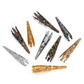 Wholesale Gold Silver Hair Beads Charms Dreadlock Cuffs Braid Hair Accessories Jewelry Pendant