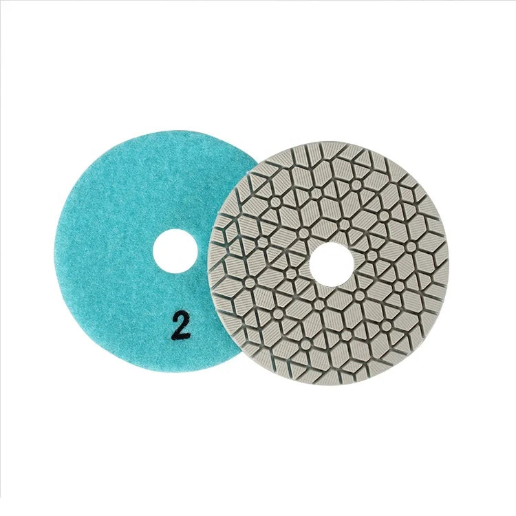 TRUE SHINE  3 Step Diamond Quartz Polishing Pad Hybrid Pad for Stone Polish