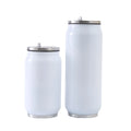 DIY Sublimation  Custom 12 oz 17 oz Stainless Steel Soda Can Style Custom Blank Tumbler With Straw Cola Can