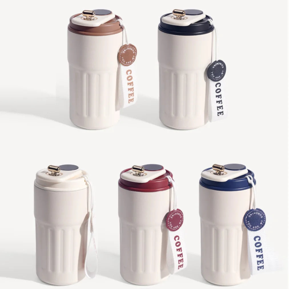 Temperature Display SS 316 Thermos Coffee Cup Stainless Steel Vacuum Flask Insulated Double Layers Thermos Water Bottle
