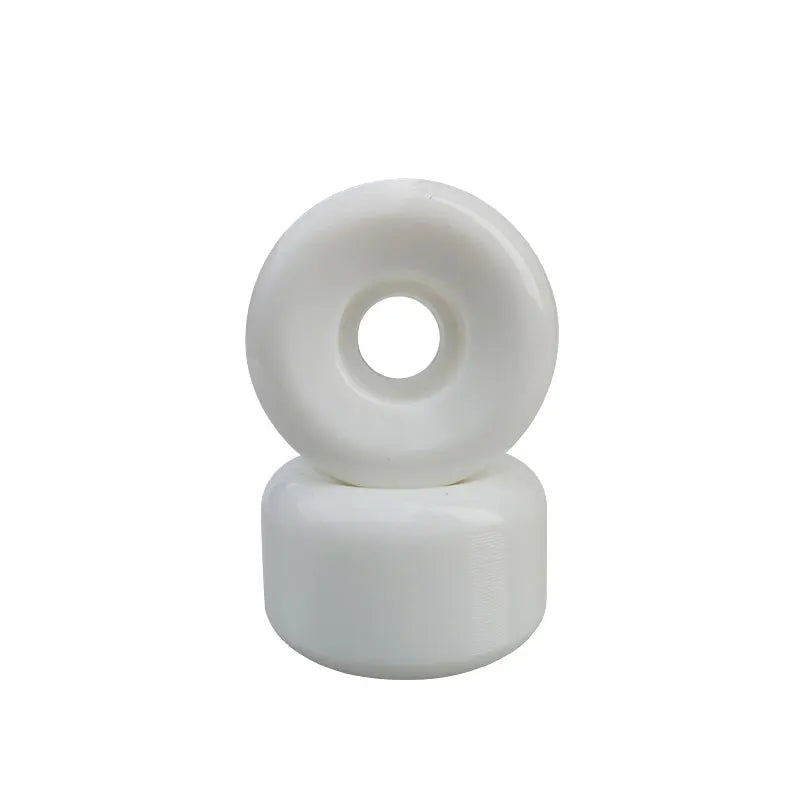 Fast Shipping High Speed 58mm 102A White Skateboard Wheels 55D ABEC-9 Park Street OEM Design for Adult Double Rocker