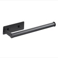 Kitchen Storage Rack Black Wall-mounted Tin Foil Handkerchief Paper Towel Plastic Wrap Holder